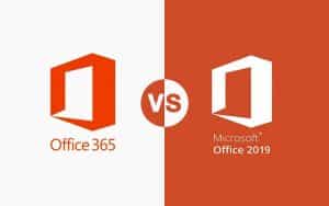 Diferenças entre Office 2019 & Office 365