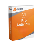 Caixa do Avast Pro Antivirus — software antivĂrus para Windows